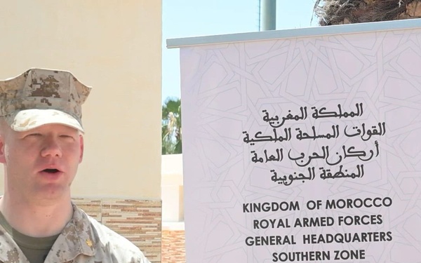 Interview: US Marine Corps Maj. Keefe Murtaugh discusses African Lion 26 academics