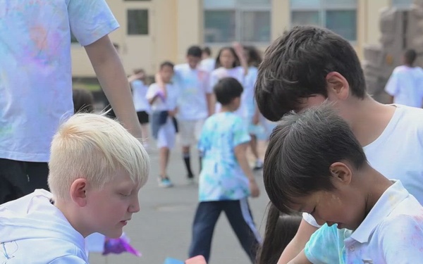 Month of the Military Child Color Run Broll