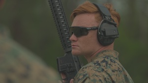 Marines participate in the Infantry Team Trophy Match