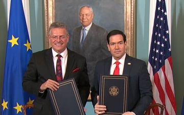 Secretary Rubio and European Union Trade Commissioner Maroš Šefčovič