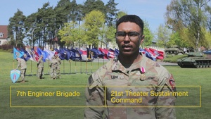 21st TSC Best Squad Competition Day 6 Pfc. Lane Interview