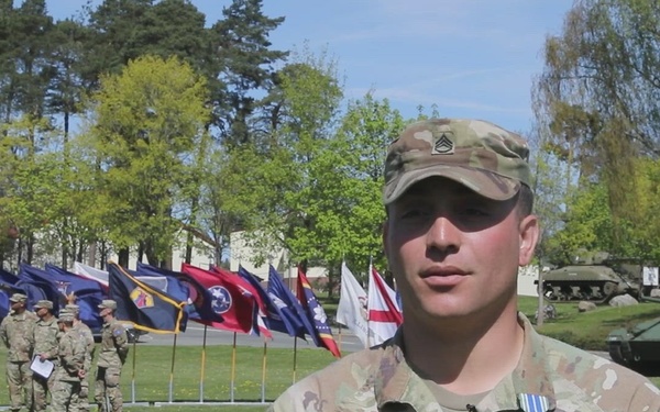 21st TSC Best Squad Competition Day 6 Staff Sgt. Stokes Interview