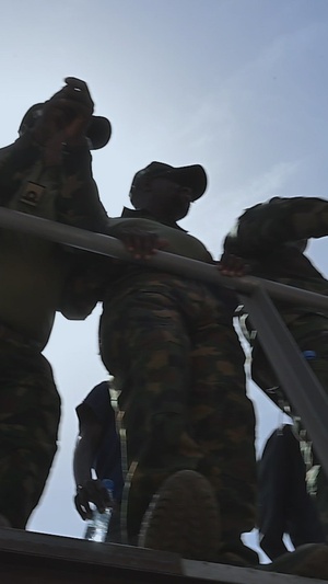 Obangame Express 2026 participants execute VBSS training