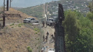 JTF-SB Marines conduct barrier reinforcement operations
