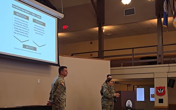 Fort McCoy Garrison leadership hold April 2026 town hall meetings for installation workforce, Part 2
