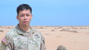 Interview: US Army Sgt. Caesar Diaz discusses sharpening IED detection, threat mitigation skills during African Lion 26