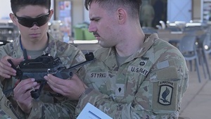 B-roll: US service members participate in drone academics during African Lion 26