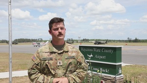 Georgia National Guard Wildfire Suppression Operations - U.S. Army 1st Lt. Noah Armstrong (A-Roll Package)