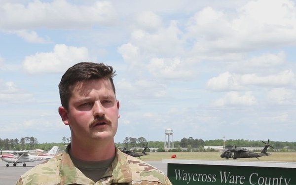 Georgia National Guard Wildfire Suppression Operations - U.S. Army 1st Lt. Noah Armstrong (A-Roll Package)
