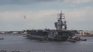 USS Dwight D. Eisenhower (CVN 69) Completes PIA Early at NNSY
