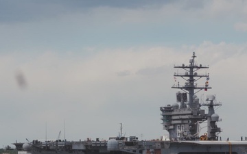 USS Dwight D. Eisenhower (CVN 69) Completes PIA Early at NNSY