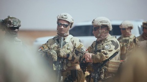 Flintlock 2026 participants conduct fast rope training