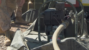 JTF-SB Marines conduct jerry can refuel