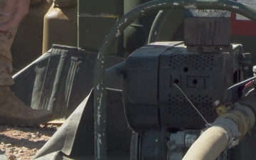 JTF-SB Marines conduct jerry can refuel