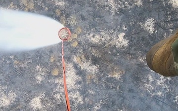 Georgia Army National Guard - Wildfire Suppression Operations (POV B-Roll)