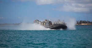 B-Roll: LCAC 62 arrive in Guam to support Typhoon Sinlaku recovery efforts
