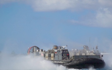B-Roll: LCAC 62 arrive in Guam to support Typhoon Sinlaku recovery efforts