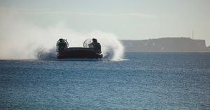 B-Roll: LCAC 52 and LCAC 62 arrive in Guam to support Typhoon Sinlaku recovery efforts
