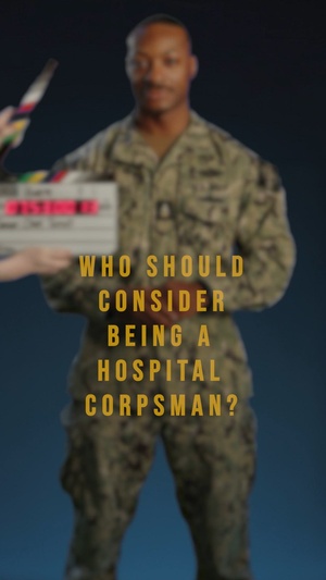 Who should consider being a hospital corpsman?