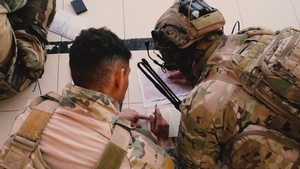 B-roll: US, Hungarian, Canadian joint terminal attack controllers train with Moroccan special operations forces during African Lion 26