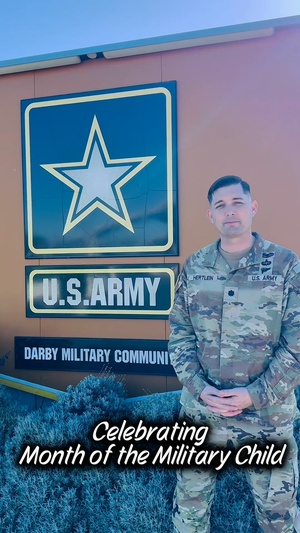 Camp Darby Month of the Military Child message