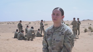 Interview: US Army 1st Lt. Aubreanne Ibanez sharpens IED detection, threat mitigation skills during African Lion 26