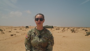 Interview: US Army 1st Lt. Rachel Blumenthal sharpens IED detection, threat mitigation skills during African Lion 26