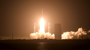 Atlas V launches Leo 6 Mission Launches from Cape Canaveral Space Force Station