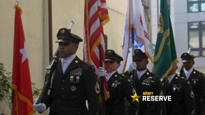 Army Reserve Marks 118th Birthday at Independence Hall and Betsy Ross House