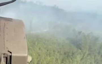 GA National Guard Wildfire Relief Efforts B-Roll