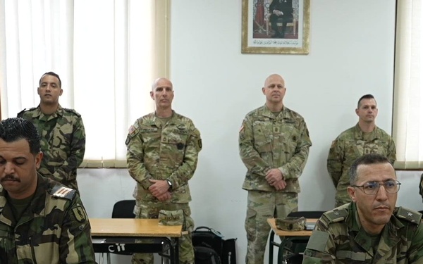 B-roll: US service members participate in multinational academics during African Lion 26