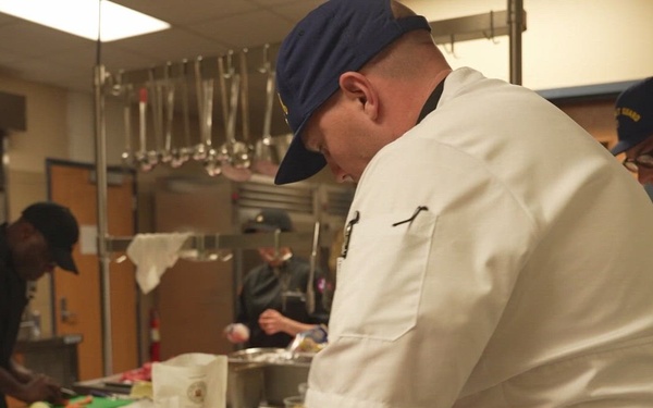 US Coast Guard Demonstrate Advanced Culinary Techniques