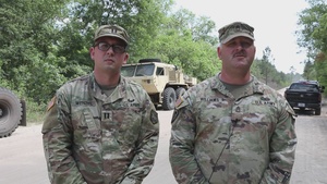 Georgia National Guard Wildfire Suppression Operations - U.S. Army Capt. Brighton Wenzel and Sgt. 1st Class Michael Williams (A-Roll Package)