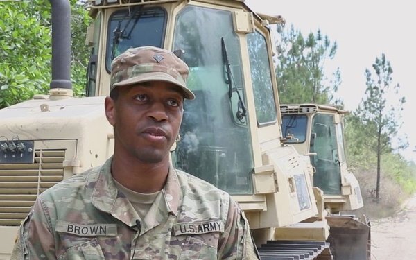 Georgia National Guard Wildfire Suppression Operations - U.S. Army Spc. LaQuentin Brown (A-Roll Package)