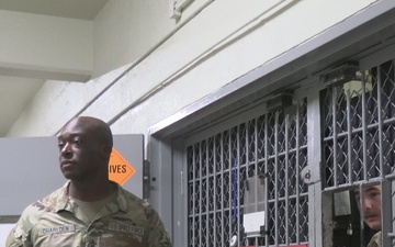 U.S. Marine Corps Combat Marksmanship Coaches Provide Pistol Familiarization Training to U.S. Space Force