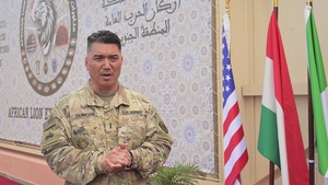 Interview: US Army Chief Warrant Officer 4 Bryan Duncan discusses African Lion 26 multinational connectivity