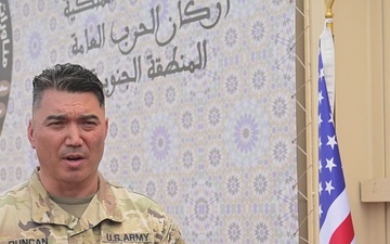 Interview: US Army Chief Warrant Officer 4 Bryan Duncan discusses African Lion 26 multinational connectivity