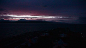USS Nimitz Transits the Strait of Magellan