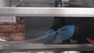 Nimitz Sailors Prepare and Serve Lunch
