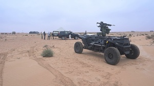 B-roll: US Soldiers conduct autonomous tactical vehicle training, advancing unmanned innovation during African Lion 26