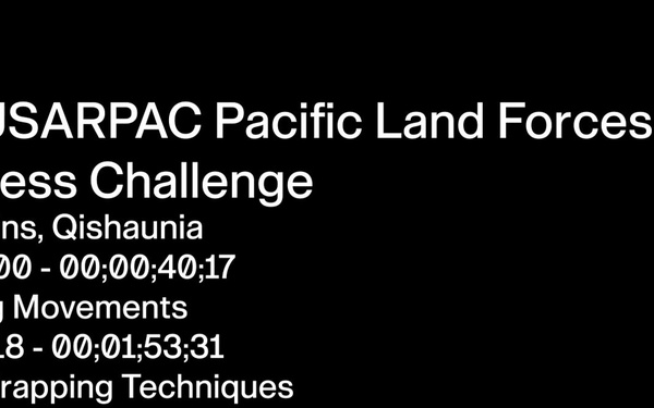Pacific Land Forces Team Readiness Challenge - Soldier Skills Familiarization