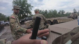 Georgia Army National Guard - Wildfire Suppression Operations (POV B-Roll)