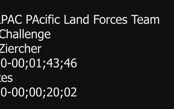 B-Role Cold Load Training