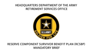 Reserve Component Survivor Benefit Plan