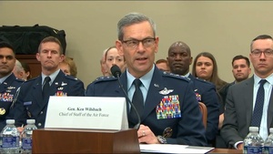 Air Force Chief of Staff Gen. Ken Wilsbach Opening Statement