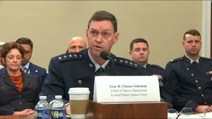 Space Force Chief of Space Operations Gen. Chance Saltzman Opening Statement