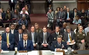 Hegseth, Caine Testify Before Senate