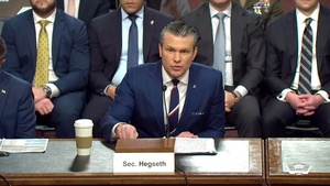 Hegseth, Caine Testify Before Senate