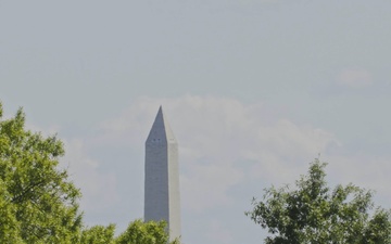 King Charles III and Queen Camilla at Arlington National Cemetery