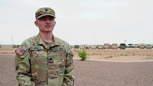 Tucson Readiness Center Grand Opening Interview - Spc. Johnathan Stacy